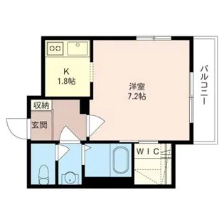 ベルテ新城【1階】の間取り