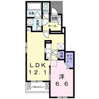 セレノベルカーサ B【1階】の間取り