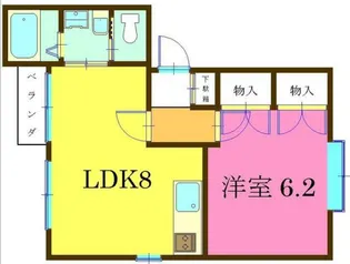 東京都豊島区高松2【アパート】の間取り