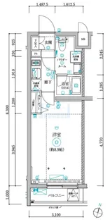 リルシア氷川台【3階】の間取り