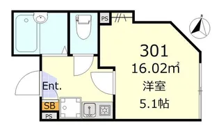 コンフォール新小岩【3階】の間取り