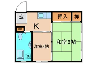 岸田ビル【3階】の間取り