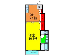 セラフィーメゾン東香里園【1階】の間取り