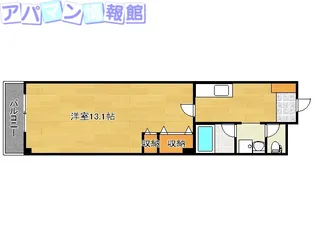 田辺ビル【4階】の間取り
