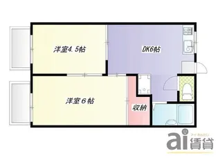 東京都府中市新町3【アパート】の間取り