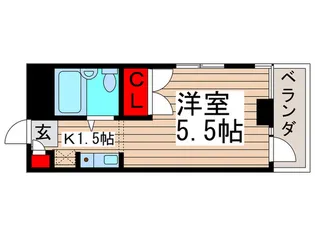 パシフィックコ-ポ2【3階】の間取り