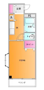 ビューパルク馬見ヶ崎【1階】の間取り