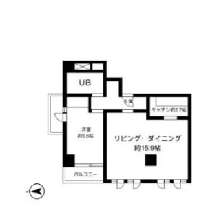 ヒルクレスト代官山【3階】の間取り