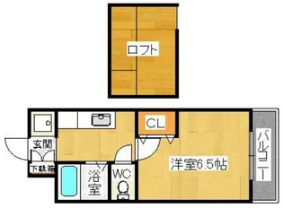 IBC白鷺【2階】の間取り