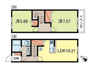 サットンプレイス・マローネの間取り