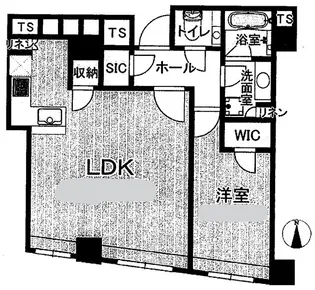 BrilliaTower堂島【38階】の間取り