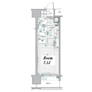 メイクスデザイン鶴舞【11階】の間取り