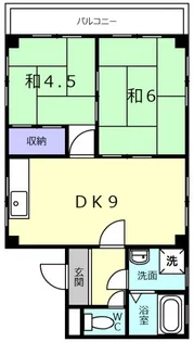 ブライトンハイツ【1階】の間取り