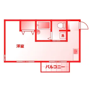DEN仏向町【2階】の間取り