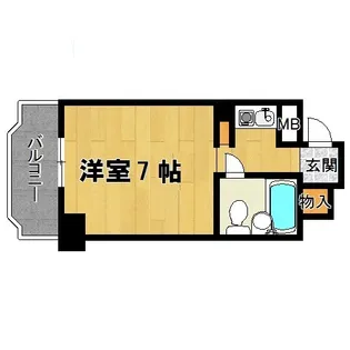 エステハイツ塚本【2階】の間取り