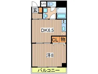 オーキッドレジデンス千葉中央【12階】の間取り