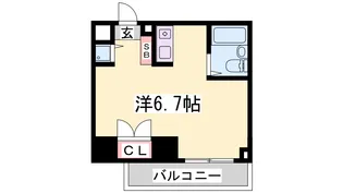 ハーバーヒル大倉山【5階】の間取り