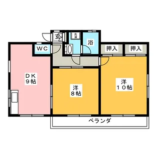 コーポ石井【2階】の間取り
