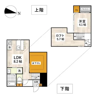 ADC琴平ブルク【2階】の間取り