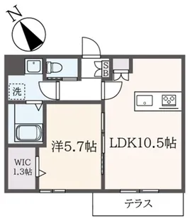 パークヒル代官山【1階】の間取り
