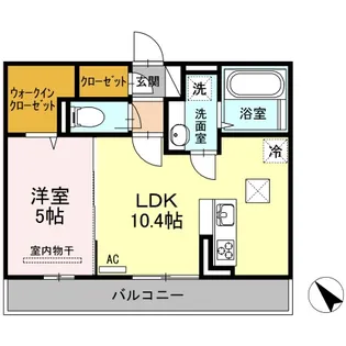 オリエント荒井西【3階】の間取り