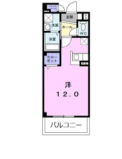 サンリッツ高宮C【2階】の間取り