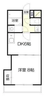 パレドール木花【4階】の間取り