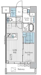 Terra蚕糸の森【2階】の間取り