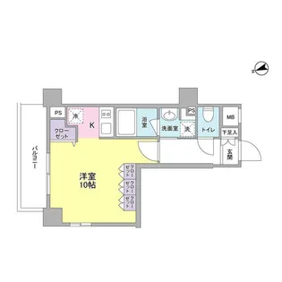 スタイリオ元住吉【5階】の間取り