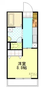 フローレンスココネ【3階】の間取り