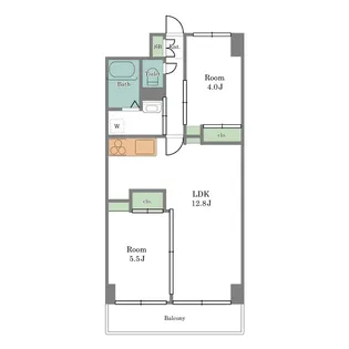 グリーンプラザ五反田【3階】の間取り