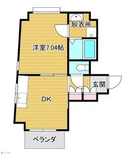 リバティープラザ柏町【5階】の間取り