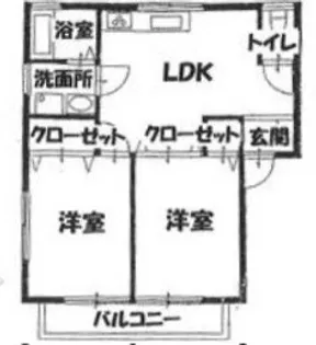 マリーク弐番館【2階】の間取り