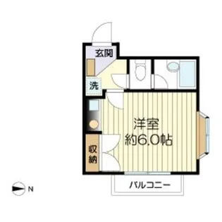クレセントハイム【1階】の間取り