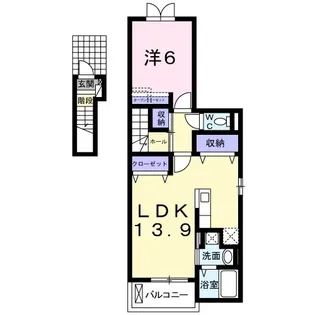 サニー・ダン【2階】の間取り