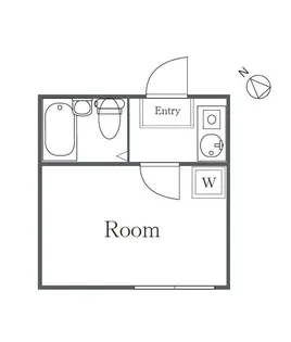 ジュネス三ノ輪【1階】の間取り