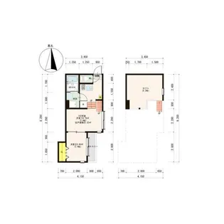 ピノヴィラージュ福住町【1階】の間取り