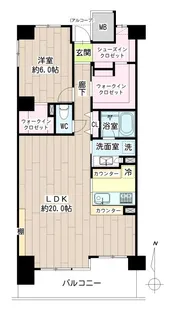 ナイスアーバン洗足池公園【5階】の間取り