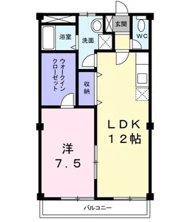 パラドール匠【2階】の間取り