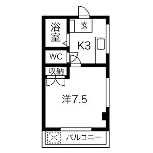 ハイコーポマイウェイ【2階】の間取り