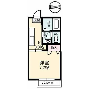 アルカディア I棟【1階】の間取り