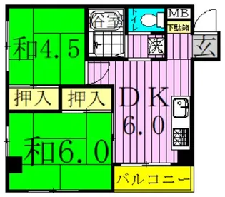 秋桜林【2階】の間取り