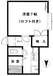 チェリーコーポIII【1階】の間取り