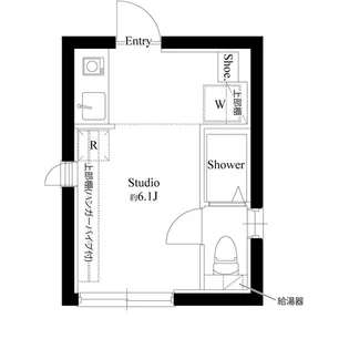 ラウム神楽坂【4階】の間取り