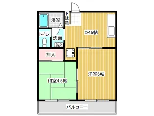 サマックスルミナスIII【1階】の間取り