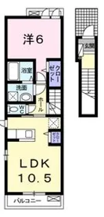 グレイス・アーク【2階】の間取り