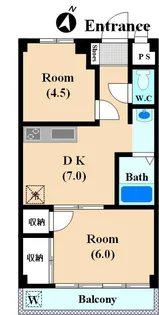 ニューハイム島田【1階】の間取り
