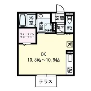 はまだ18【1階】の間取り