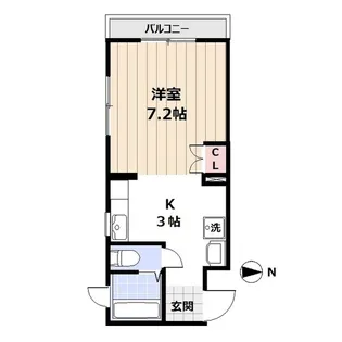 第2関マンション【1階】の間取り