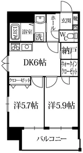 Pond Mum HAKATA【4階】の間取り
